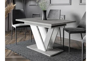 Harumi Matbord 120 cm Rektangulär - Grå/Vit - Products - Möbler - Bord & matgrupp - Matbord & köksbord