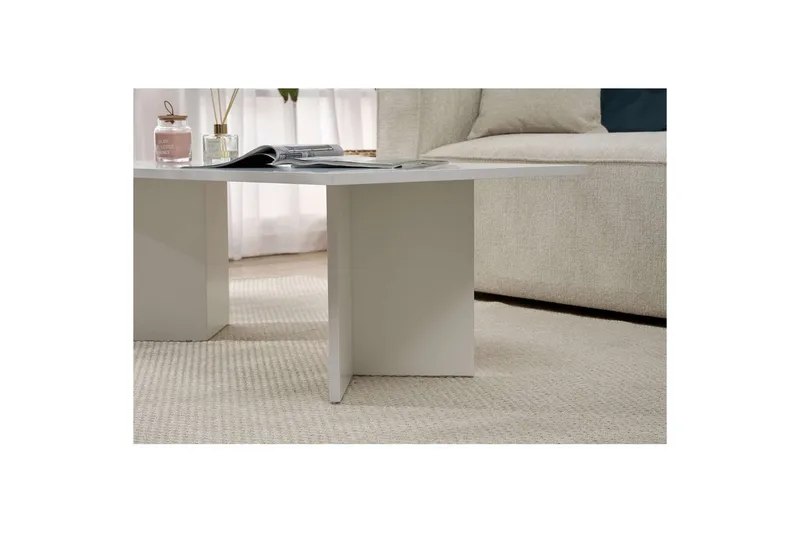 Isami Soffbord 119 cm - Vit - Products - Möbler - Bord & matgrupp - Soffbord