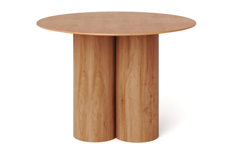 Juno Runt Matbord ø110 cm Fanér - Ek - Products - Möbler - Bord & matgrupp - Matbord & köksbord