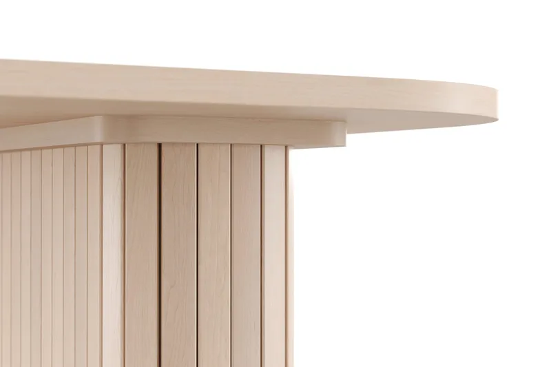 Kopparbo Skrivbord 100 cm Vitlaserad Ek - Ljust vitlaserat ekträ - Products - Möbler - Bord & matgrupp - Kontorsbord - Datorbord