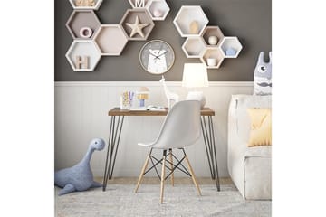 Owen Skrivbord 102 cm Valnötsbrun/Svart - Dorel Home - Products - Möbler - Bord & matgrupp - Kontorsbord - Datorbord