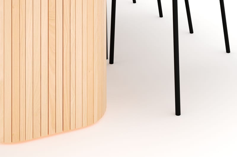 Kopparbo Matbord 200 cm med 6 Gemmiano Stolar - Natur - Products - Möbler - Bord & matgrupp - Matgrupp