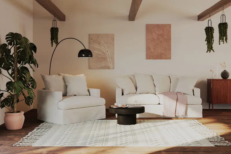 Kopparbo Soffbord 75 cm Runt Svart - Svart trä - Products - Möbler - Bord & matgrupp - Soffbord