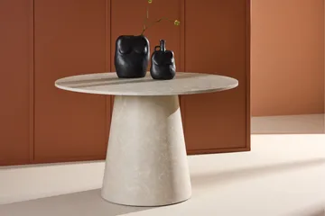Lanzo Matbord 120 cm Rund - Beige - Products - Möbler - Bord & matgrupp - Matbord & köksbord
