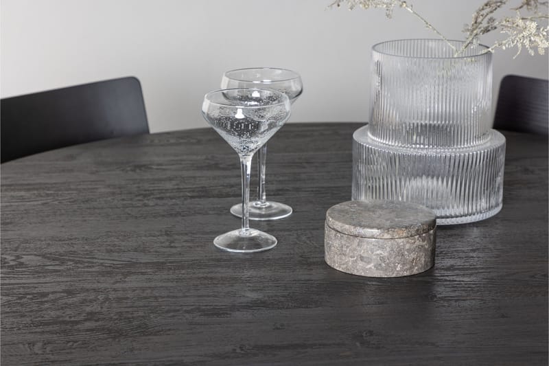 Lanzo Matgrupp 120 cm Rund med 4 Montros stolar - Svart - Products - Möbler - Bord & matgrupp - Matgrupp