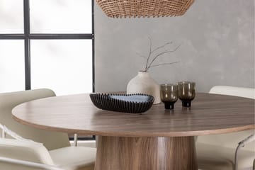 Lanzo Matgrupp 120 cm Rund med 4 Tvist Stolar - Natur - Products - Möbler - Bord & matgrupp - Matgrupp