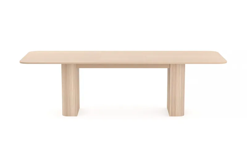 Kopparbo Matbord 200-260 cm Förlängningsbart med illäggsskiva - Vitlaserad Ek - Products - Möbler - Bord & matgrupp - Matbord & köksbord