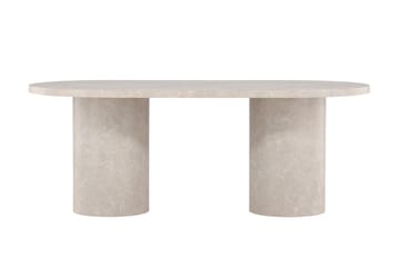 Matbord Peach Narvik Dining Table 100x200 cm - Beige Marblelook / Beige - Products - Möbler - Bord & matgrupp - Matbord & köksbord
