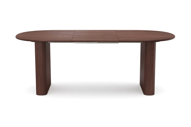 Noira Matgrupp förlängningsbart 160-220 cm Valnöt med 6 Milva Matstolar - Valnöt - Products - Möbler - Bord & matgrupp - Matgrupp