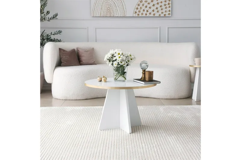 Munne Soffbord 60 cm, Vit