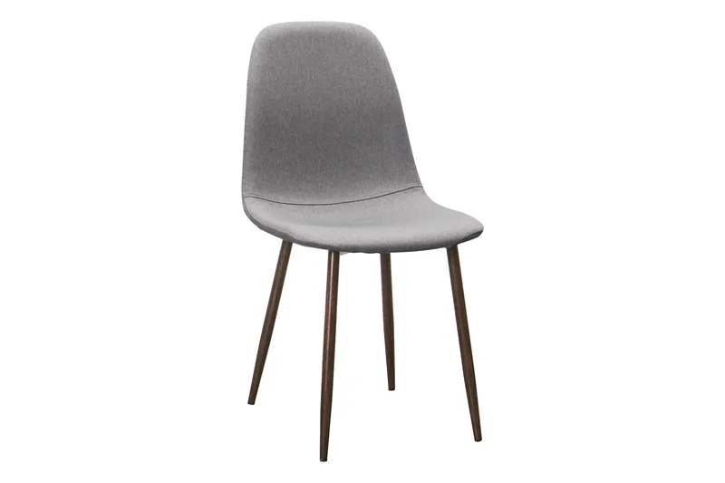 Noira Ovalt Matbord 220 cm Svart +  8 st Nibe stol grå med valnöt ben - Svart/Grå - Products - Möbler - Bord & matgrupp - Matgrupp