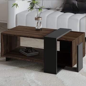Norell Soffbord 90x40x49 cm - Valnöt och antracit - Products - Möbler - Bord & matgrupp - Soffbord
