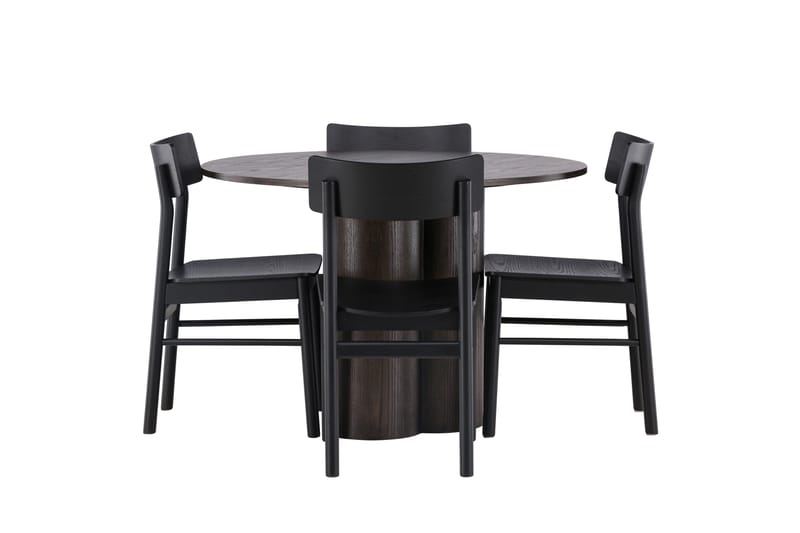 Olivia Matgrupp + 4 stolar - Mocca - Products - Möbler - Bord & matgrupp - Matgrupp