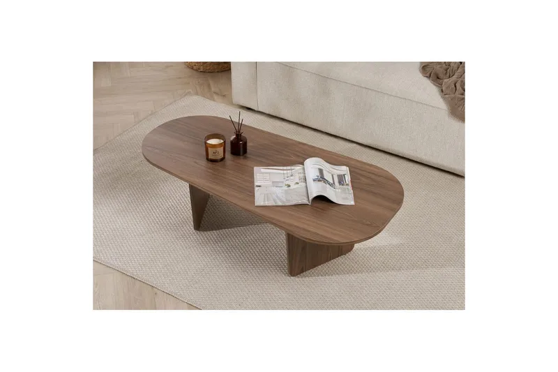 Omari Soffbord 130 cm - Valnöt - Products - Möbler - Bord & matgrupp - Soffbord