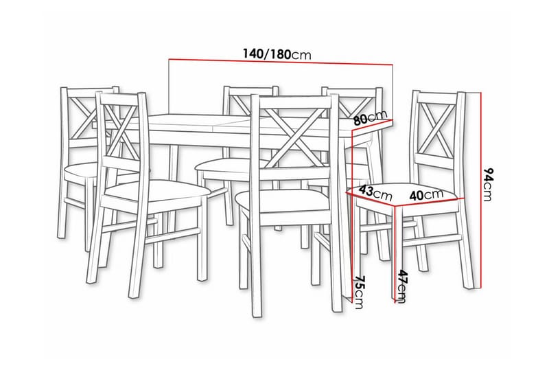 Patrickswell Matgrupp - Products - Möbler - Bord & matgrupp - Matgrupp