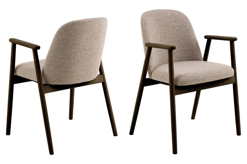 Peyra Ovalt Matbord 200 cm Mörkbrunt med 6 Reciclar Matstolar - Products - Möbler - Bord & matgrupp - Matgrupp