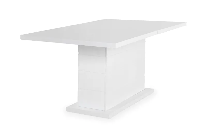 Ratliff Matbord 180 cm Förlängningsbart med illäggsskiva +  6 st Nibe stol brun med ek ben - Vit/Brun - Products - Möbler - Bord & matgrupp - Matgrupp
