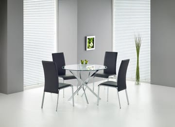 Raymond matbord Ø100 cm - Krom - Krom - Products - Möbler - Bord & matgrupp - Matbord & köksbord