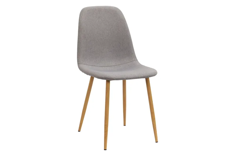 Richeto Matbord 210 cm ek +  6 st Nibe stol grå med ek ben - Natur/Grå - Products - Möbler - Bord & matgrupp - Matgrupp