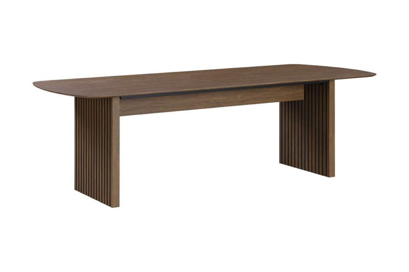 Richeto Matbord 210 cm med 6 Filip Matstolar - Rökt ek / Vit Bouclé - Products - Möbler - Bord & matgrupp - Matgrupp