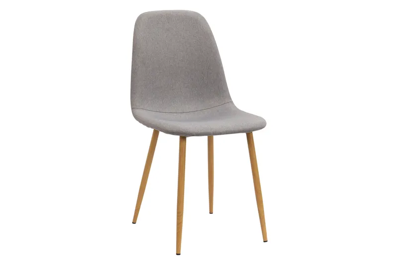 Richeto Matbord 240 cm ek +  8 st Nibe stol grå med ek ben - Natur/Grå - Products - Möbler - Bord & matgrupp - Matgrupp