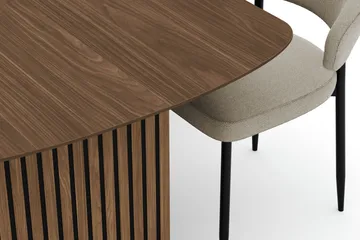 Richeto Matbord 240 cm med 6 Sawako Stolar - Rökt ek - Products - Möbler - Bord & matgrupp - Matgrupp