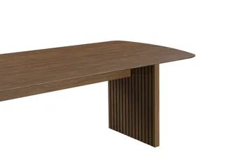 Richeto Matbord Rökt Ek 180 cm - Brun / Ribbad - Products - Möbler - Bord & matgrupp - Matbord & köksbord