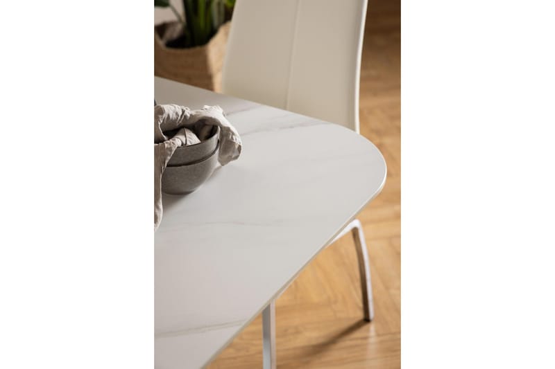 Salm Matbord 90 cm Kvadratisk - Vit - Products - Möbler - Bord & matgrupp - Matbord & köksbord