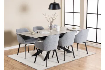 Salupa Matbord 210x90 cm - Grå - Products - Möbler - Bord & matgrupp - Matbord & köksbord