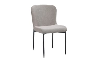 Siena Matgrupp runt 110 cm Valnöt med 4 Elsie Matstolar - Valnöt/Ljusgrå - Products - Möbler - Bord & matgrupp - Matgrupp