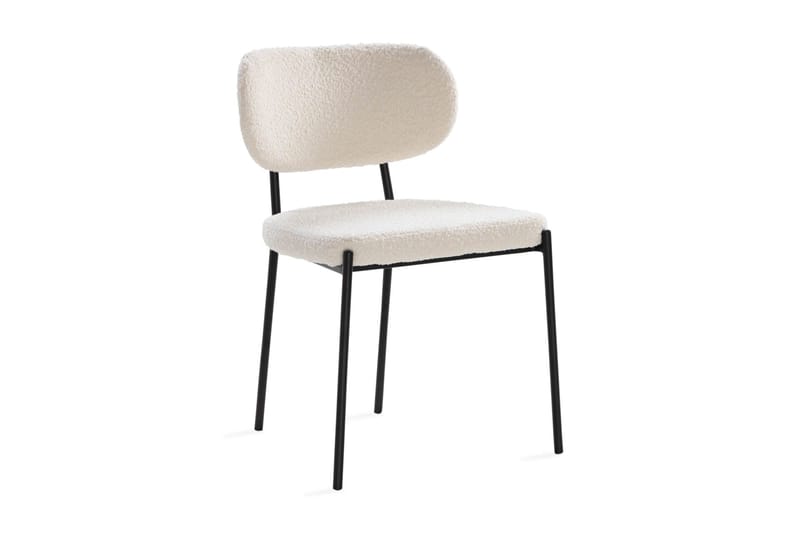 Siena Matgrupp runt 150 cm Svart med 6 Gemmiano Matstolar - Svart - Products - Möbler - Bord & matgrupp - Matgrupp