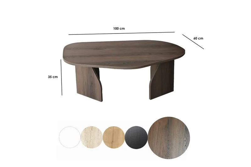 Soffbord Fredrilla Valnöt - Valnöt - Products - Möbler - Bord & matgrupp - Soffbord