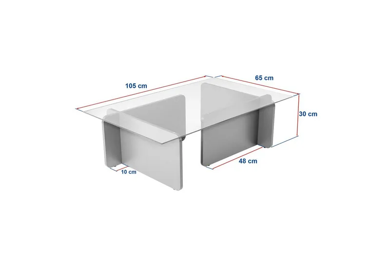 Soffbord Mony Valnöt - Valnöt - Products - Möbler - Bord & matgrupp - Soffbord