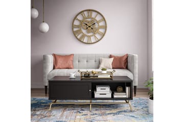 Nova Soffbord 122 cm med Förvaring Svart - CosmoLiving - Products - Möbler - Bord & matgrupp - Soffbord - Soffbord med förvaring