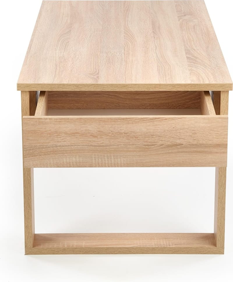 Soffbord med lådor 110x 60 cm ljus ek - Sonoma ek - Products - Möbler - Bord & matgrupp - Soffbord - Soffbord med förvaring