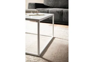 Soffbord Wohnling metall fyrkantig, modern stil Vit - Vit - Products - Möbler - Bord & matgrupp - Soffbord
