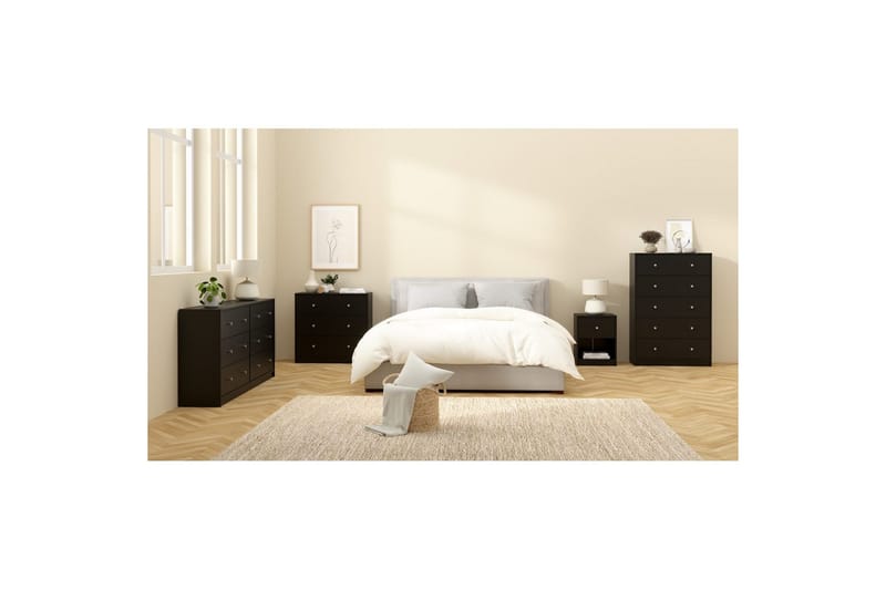Sundra Sminkbord 143 cm - Svart - Products - Möbler - Bord & matgrupp - Sminkbord & toalettbord