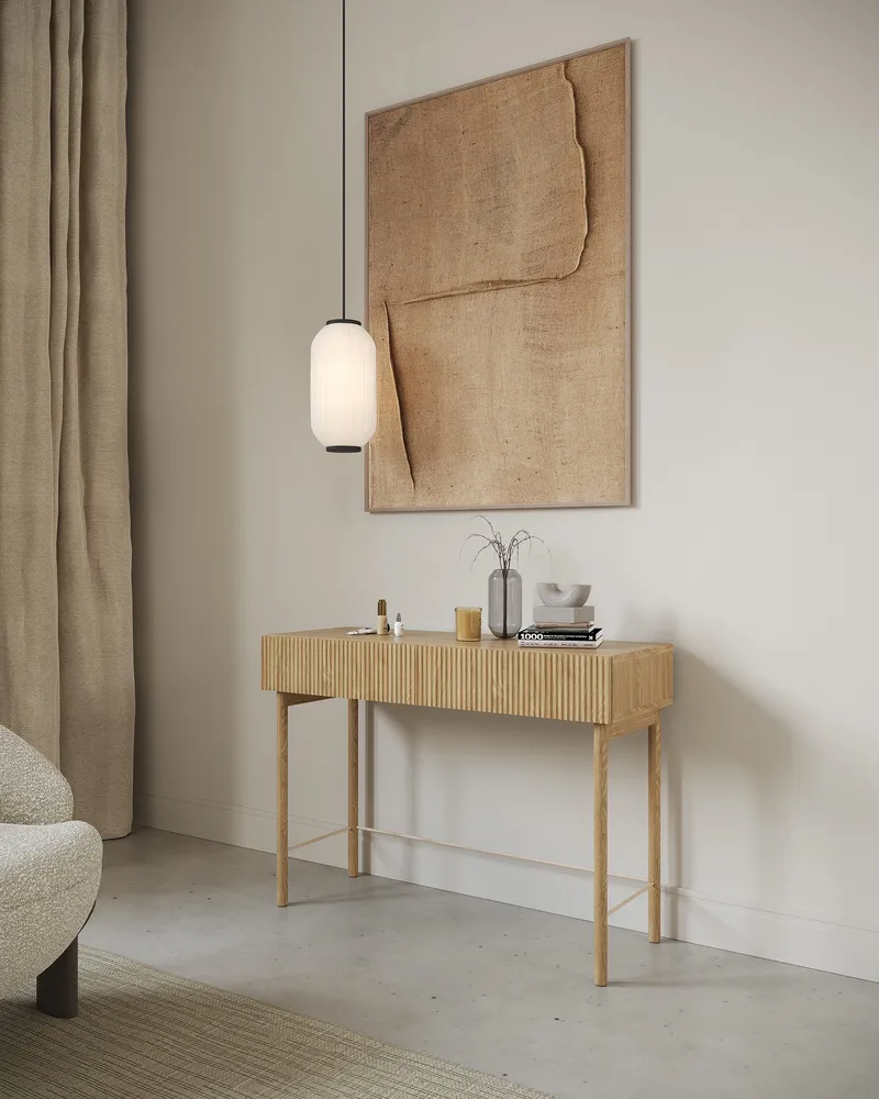 Takayo Sminkbord 110 cm - Ek - Products - Möbler - Bord & matgrupp - Sminkbord & toalettbord