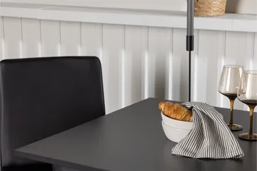 Tempe Matgrupp 80 cm Rektangulär med 2 Today stolar - Svart - Products - Möbler - Bord & matgrupp - Matgrupp