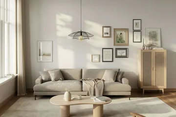 Uppveda Asymmetriskt Soffbord Travertin Utseende 130x70 cm - Beige - Products - Möbler - Bord & matgrupp - Soffbord