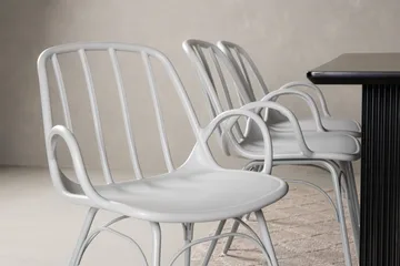 Vail Matgrupp 200 cm Rektangul är med 6 Dyrön stolar - Svart - Products - Möbler - Bord & matgrupp - Matgrupp