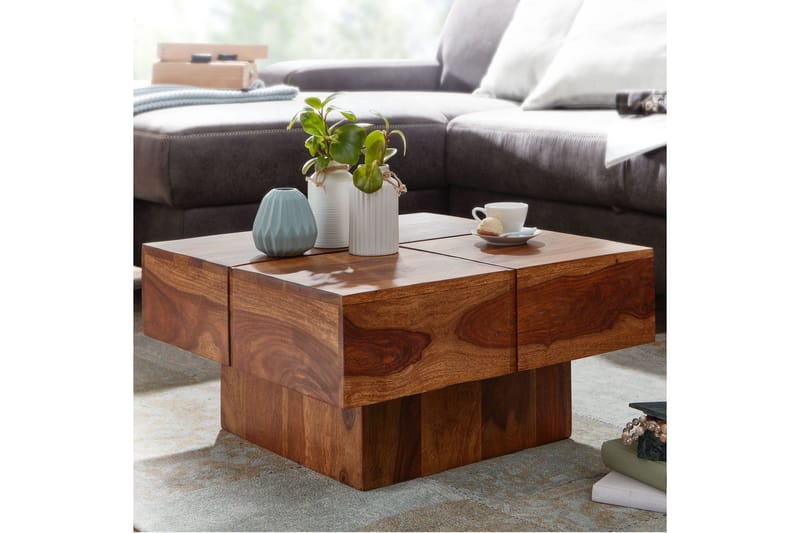 Wilhem Soffbord 58 cm Fyrkantig - Natur - Products - Möbler - Bord & matgrupp - Soffbord