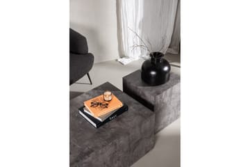 York High Travertin Soffbord 80 cm - Mörkgrå - Products - Möbler - Bord & matgrupp - Soffbord