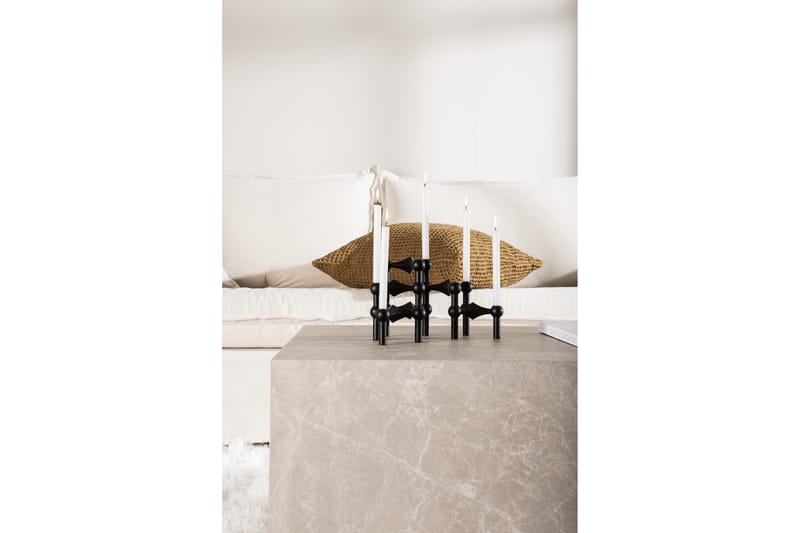 York Travertin Soffbord 80x60x40 cm - Beige / Betong - Products - Möbler - Bord & matgrupp - Soffbord