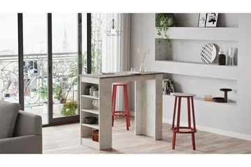 Zambasa Barbord 120 cm - Grå/Natur - Products - Möbler - Bord & matgrupp - Barbord & ståbord