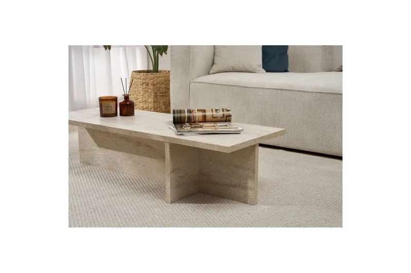 Zephral Soffbord 120 cm - Beige - Products - Möbler - Bord & matgrupp - Soffbord