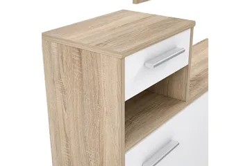 Breslau Hallmöbelset 98x180 cm - Beige/Vit - Products - Möbler - Hallmöbler - Möbelset för hall & entre