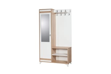 Brokind Klädförvaring 100 cm - Brun - Products - Möbler - Hallmöbler - Möbelset för hall & entre