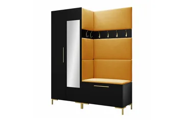 Dunvegan Hallmöbelset 158x46 cm Black - Products - Möbler - Hallmöbler - Möbelset för hall & entre