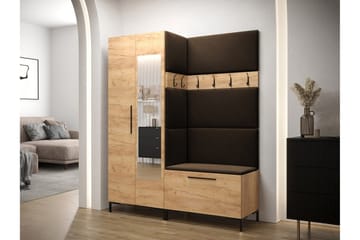 Dunvegan Hallmöbelset 158x46 cm - Mörkbrun - Products - Möbler - Hallmöbler - Möbelset för hall & entre